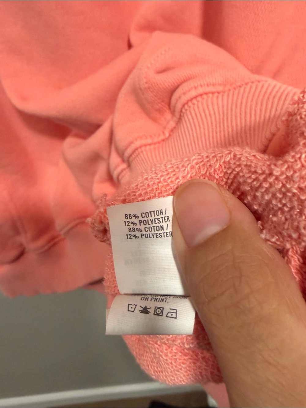 aerie Coral V-Neck Pullover Sweater size small - Picture 6 of 8